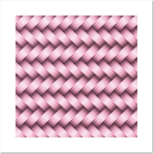 Pink Wicker Design Posters and Art